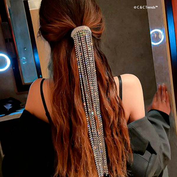 Long Shining Rhinestone Hair Pins 4a