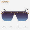 Luxurious Plating Frameless Square Sunglasses for Men 2