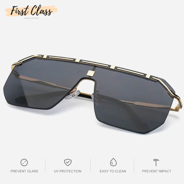 Luxurious Plating Frameless Square Sunglasses for Men 7