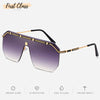 Luxurious Plating Frameless Square Sunglasses for Men 8