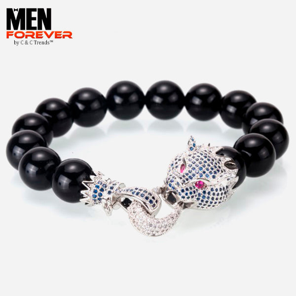 Luxury Dragon Zirconia Men's Bracelet