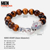 Luxury Dragon Zirconia Men's Bracelet 4a