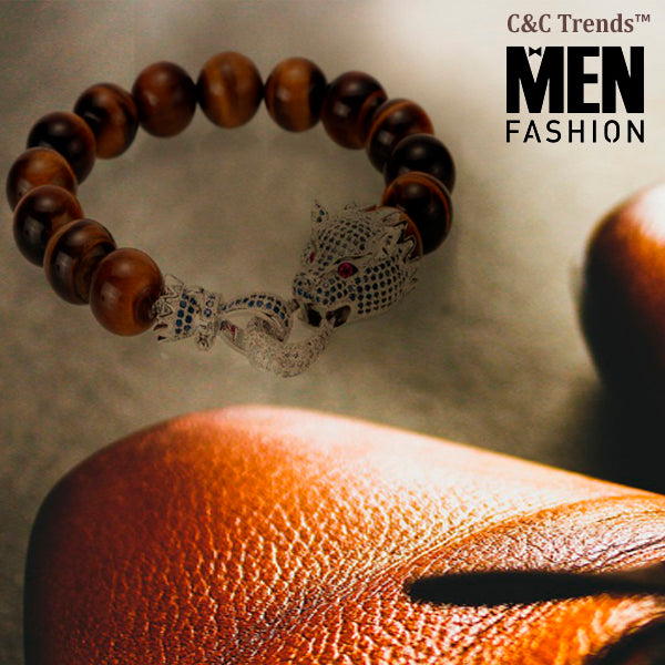 Luxury Dragon Zirconia Men's Bracelet 5