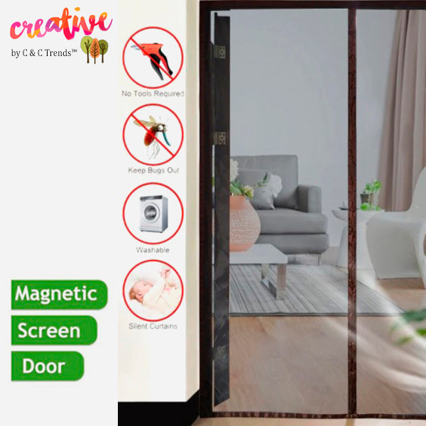 Magnetic Fastening Anti Bug Fly Door Curtains 7