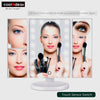 Magnifying Lighted Trifold Makeup Mirror 2a