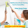 Microfiber Pivoting Folding Glass Cleaner with sprayer 2