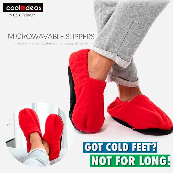 Microwave Foot Warmer Slippers 3