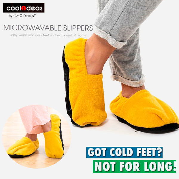 Microwave Foot Warmer Slippers 4