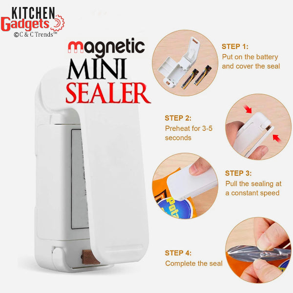 Mini Magnetic Food Bag Sealer 7