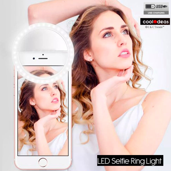 Multifunction USB charging Selfie Ring Light 16a