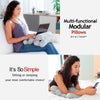 Multifunctional Folding 5-tube design Pillow 4a
