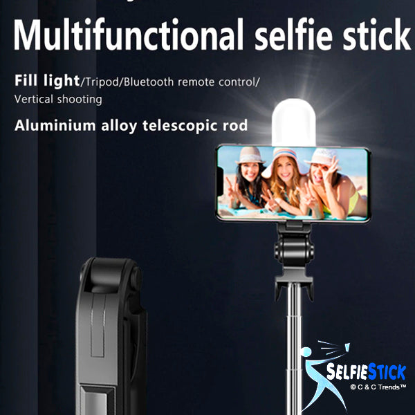 Multifunctional LED Bluetooth Selfie Stick 9
