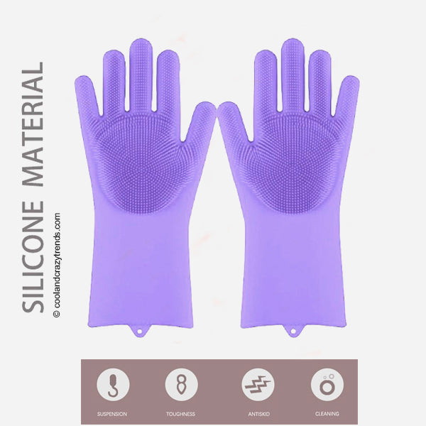 Multipurpose Magic Silicone Cleaning Gloves 26a
