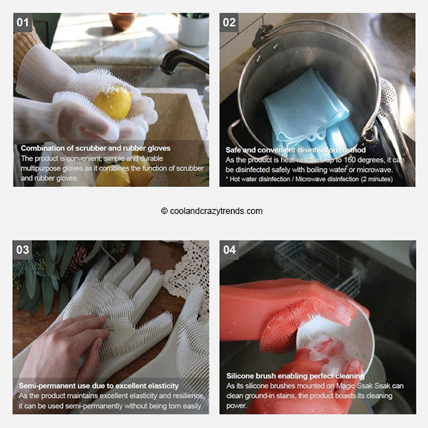 Multipurpose Magic Silicone Cleaning Gloves 3a