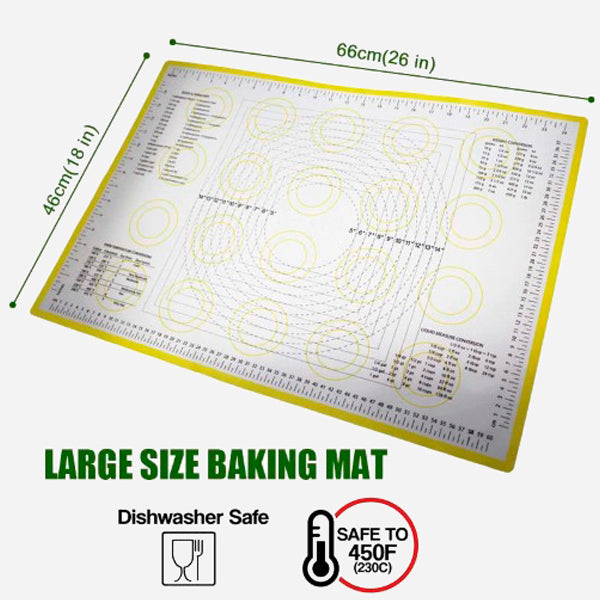 Non Stick Silicone Rolling Dough Mat