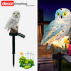 Owl Design Waterproof Solar Garden Lamp 3a