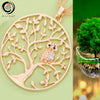 Owl Tree of Life Necklace 9a