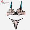 Passional Transparent Lace Embroidery Underwear Set 4