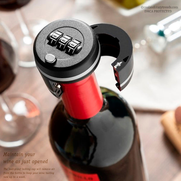 Password Lock Wine Safety Stopper 6a