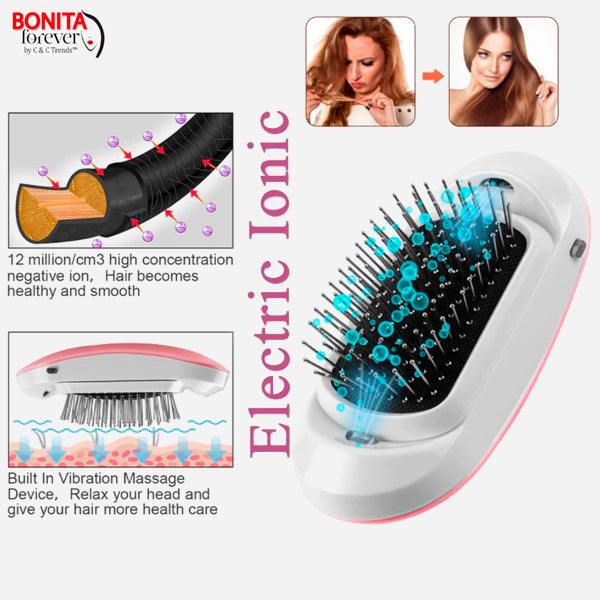 Portable Anti-static Electric Ionic Hairbrush 16