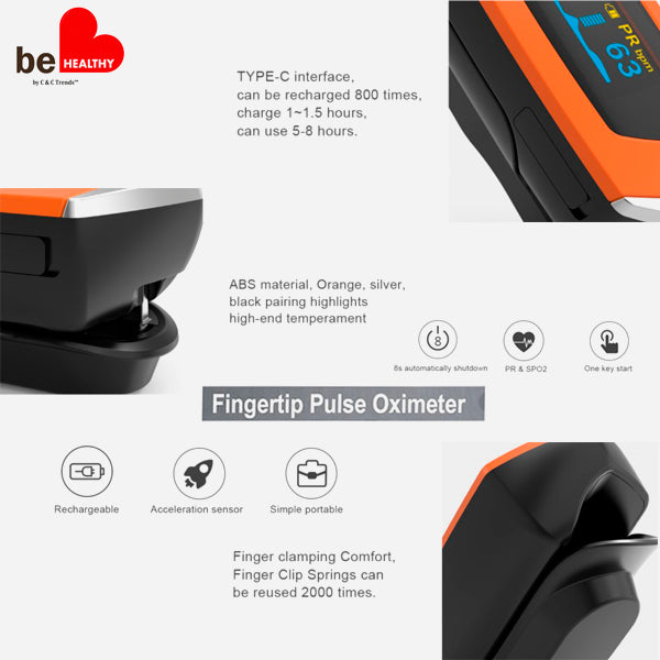 Portable Finger Pulse Oximeter 25