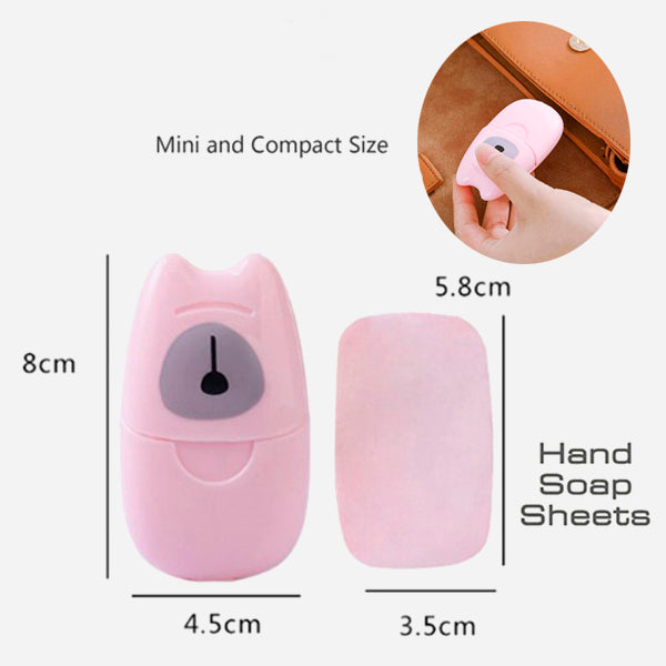 Portable Soluble Disinfectant Soap Sheets (50 Pcs)