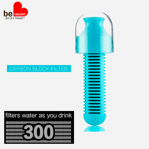 Portable Water Purification Bottle with Carbon Filter 7a