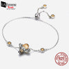 Queen Bee Sterling Silver Link Bracelet 5b