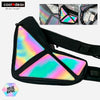 Reflective Holographic USB Chest Bag 4