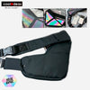 Reflective Holographic USB Chest Bag 5
