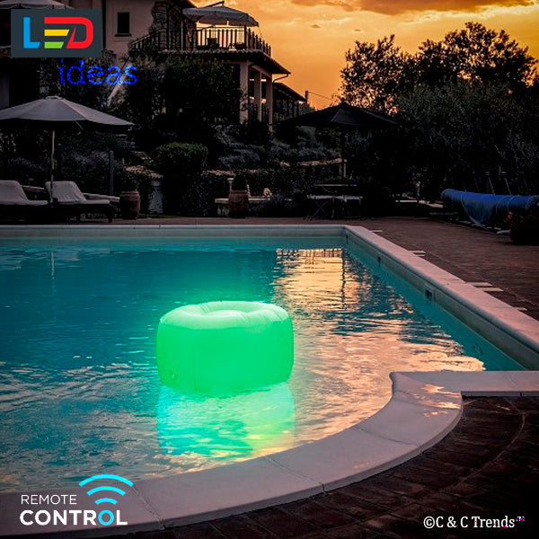 Remote Control LED Floating Pouffe 3