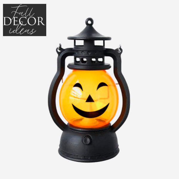 Retro Pumpkin Skull LED Lantern 8