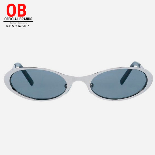 Retro Tiny Stretched Oval Sunglasses 14a