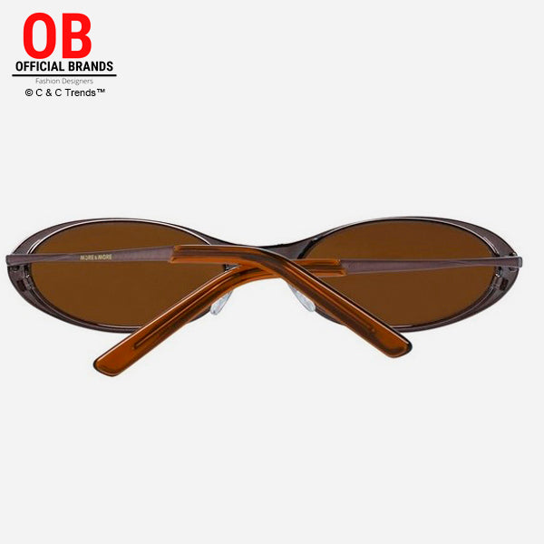Retro Tiny Stretched Oval Sunglasses 4a