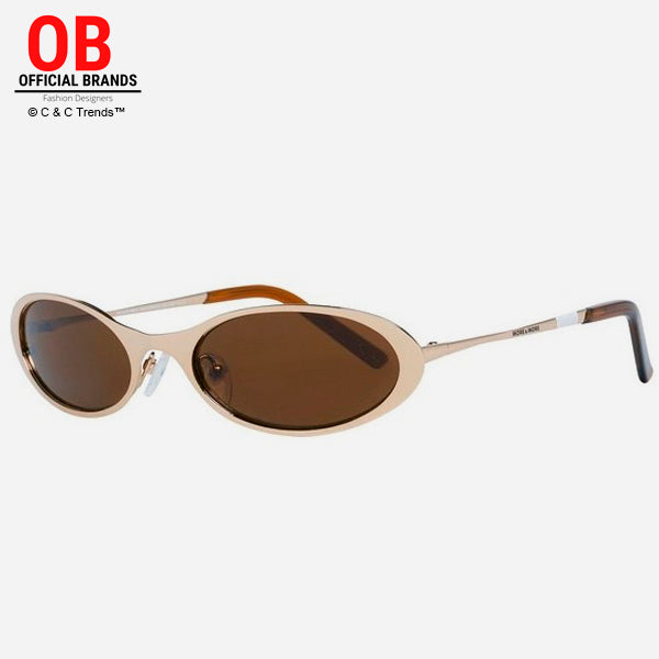 Retro Tiny Stretched Oval Sunglasses 5a