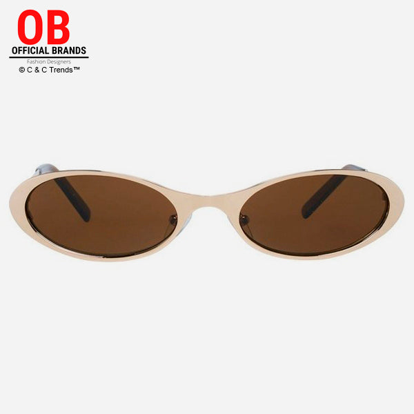 Retro Tiny Stretched Oval Sunglasses 6a