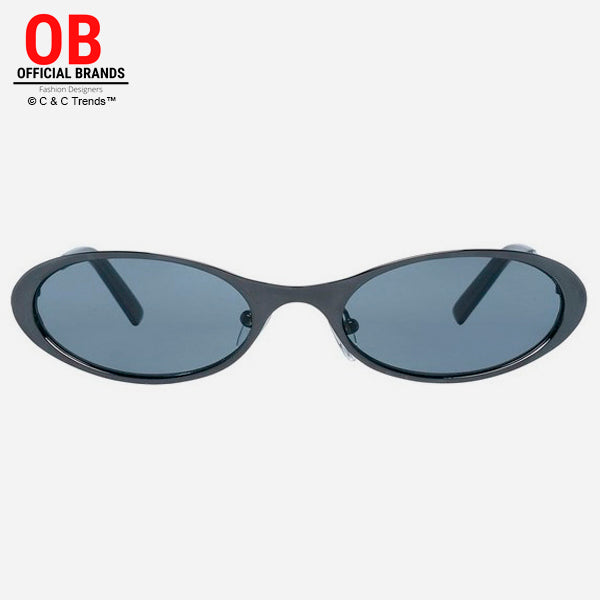 Retro Tiny Stretched Oval Sunglasses 9a