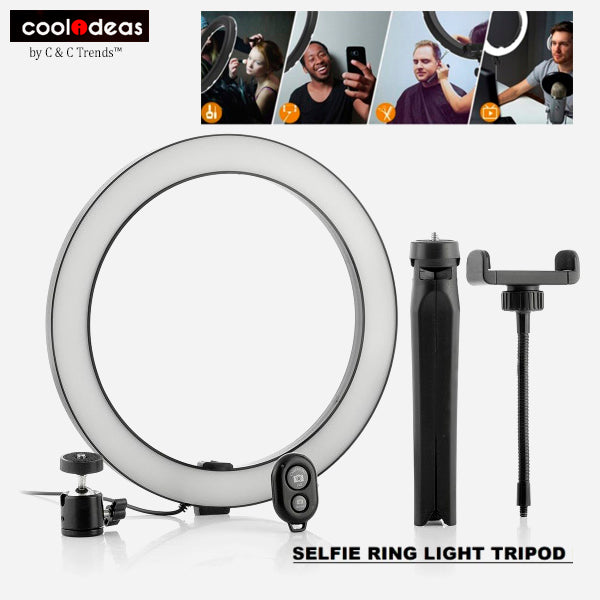 Rotating Selfie Ring Light Tripod 6