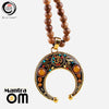 Sacred Spiritual Om Moon Necklace 1a