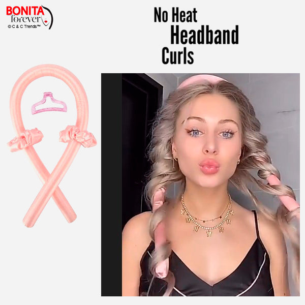 Satin Heatless Rod Hair Curler | Cool and Crazy Trends