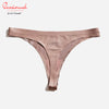 Seamless Solid Satin Silk Thong Panty 25
