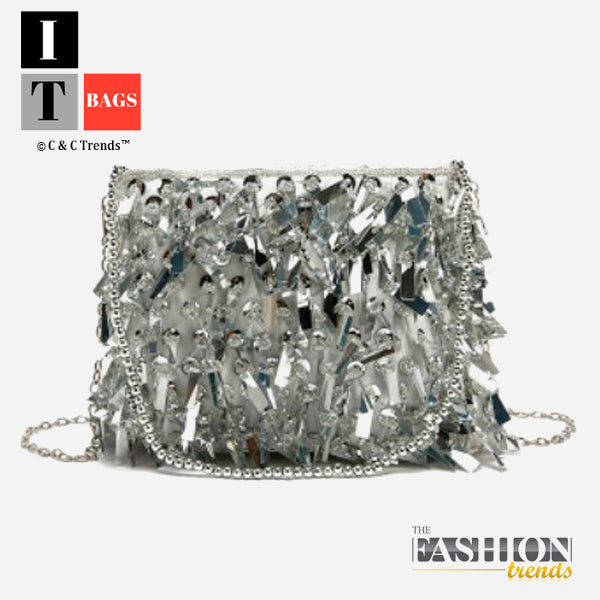 Sequin Tassel Embellished Shoulder Handbag 3