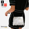 Sequin Tassel Embellished Shoulder Handbag 7