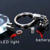 Custom Laser Engraved Crystal Keychain with LED light 10