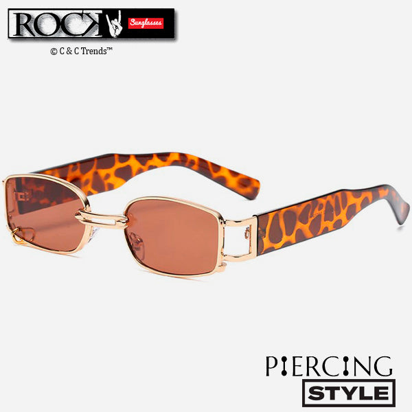 Small Rectangular Piercing Sunglasses 4a