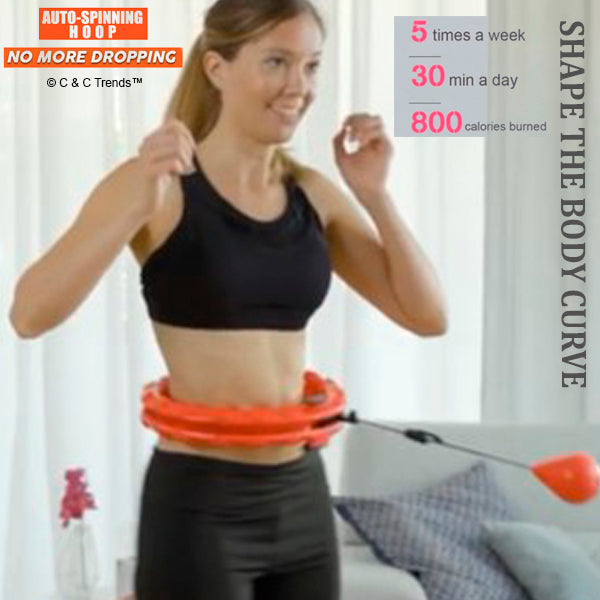 Smart Auto-Spinning Hula Hoop for Fitness 20a