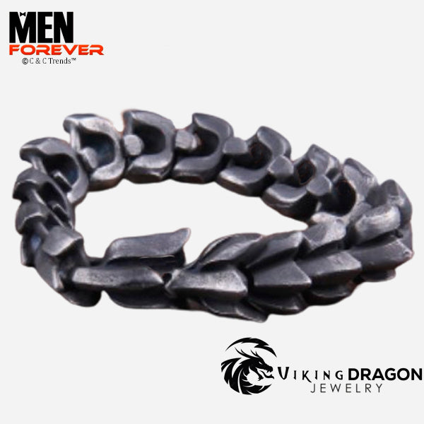 Stainless Steel Viking Dragon Bracelet 3