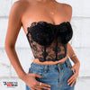 Strapless Lace Push Up Bralette Top 2