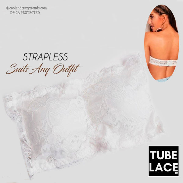 Super Elastic Lace Strapless Push-up Bra (TUBELACE™) 4b