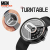 Turntable Stainless Steel Futuristic Watch 1